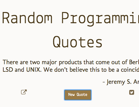 Random Programming quote